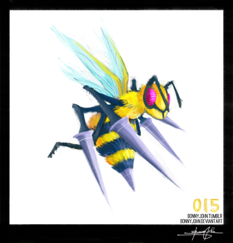 Illustration for article titled Beedrill! Pokemon One a Day